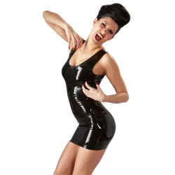The Latex Collection Robe wetlook Latex Irina - Noir